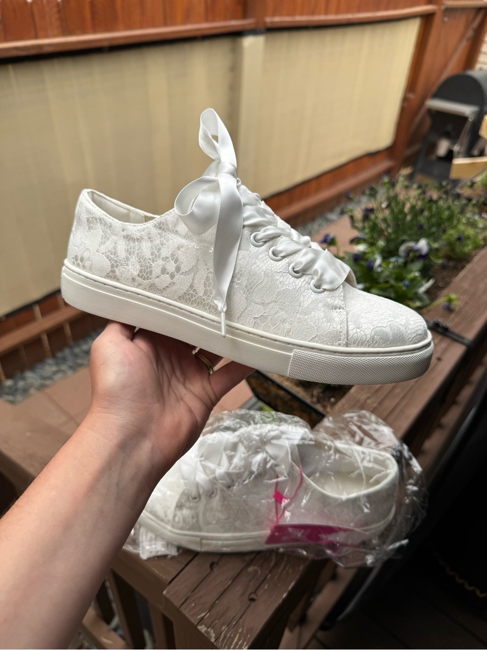 JIAJIA Bridal Sneakers - Wedding Shoes - 7.5 - NWT